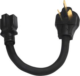 220-250v Couplago 10-50p 6-20r 3-pin Male Plug To Female Receptacle Nema Black