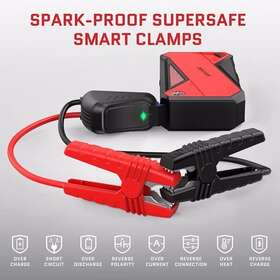 Djs90 Dbpower Portable Car Jump Starter Battery Booster Box Peak 1600a 18000mah