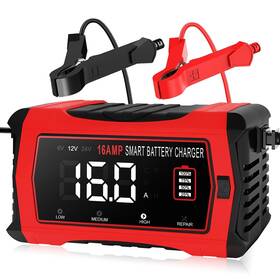 Dght 727590390853 16-amp Battery Charger 12v 24v Lithium Lifepo4 Lead Acid Car