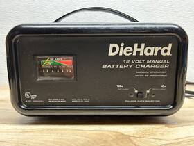 0899004289-1 Diehard 12v Manual Battery Charger 10a-2a Model 28.71221 Tested-works