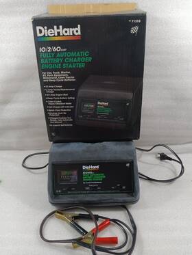 2671310 Diehard 10/2/60 Amp 6/12v Fully Automatic Battery Charger And Engine Starter