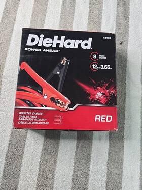 45173 Diehard 83656 Die Hard Booster/jumper Cables Brand New On Box
