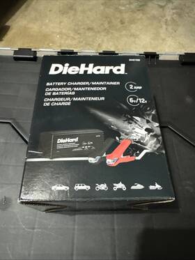 Dh0159 Diehard 2-amp 6-volt/12-volt Automotive Battery Charger And Maintainer Fully Auto Dh0159 Diehard 2-amp 6-volt/12-volt Automotive Battery Charger And Maintainer Fully Auto