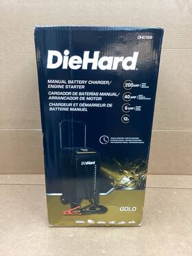 Dh0168 Diehard Gold 200-amp 12-volt Manual Wheel Charger