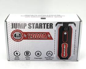 2000a Dongguan New Energy Technology Co. S306 Portable Car Jump Starter Battery Booster Power Bank Charger Led