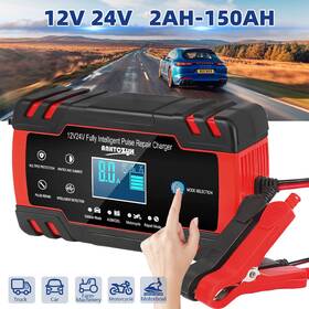 Sm0394 Duoerlan Cargador De Baterias Para Carros Autos Motos Inteligente Con Pantalla 12v 24v Sm0394 Duoerlan Cargador De Baterias Para Carros Autos Motos Inteligente Con Pantalla 12v 24v