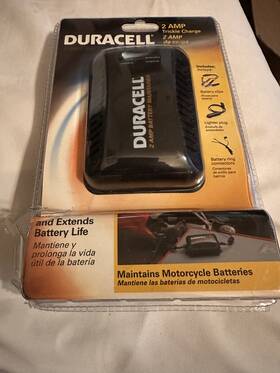 804-0927-10 Duracell 2 Amp Trickle Charge Battery Maintainer For Motorcycles Boats Atv S New