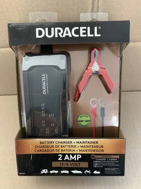 Drmc2a Duracell 2 Amp Battery Maintainer And Charger For 6v 12v Batteries