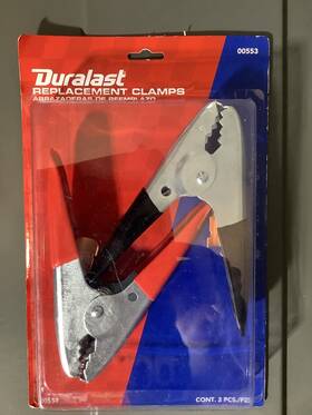 00553 Duralast Replacement Battery Charger Clamps