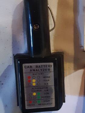 Dynamics Classics 000692740606 Antique Vintage Cigarette Lighter Plugin Battery Tester