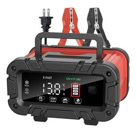 Tk-700 E-fast 10a Battery Charger Upgraded 12v 24v Lifepo4 Lead Acid Portable Car B Tk-700 E-fast 10a Battery Charger Upgraded 12v 24v Lifepo4 Lead Acid Portable Car B