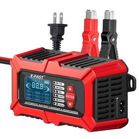 Tk800 E-fast 3 In 1 Car Battery Charger And Tester With Pulse Repair 12v 6a Li
