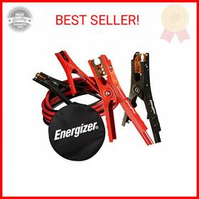 Energizer 744759992116 Jumper Cables For Car Battery Heavy Duty Automotive Booster Fo