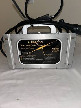 Gps2263872 Eseegoo 48volt 15amp Battery Charger Waterproof For Ezgo Yamaha Club Car Golf Cart