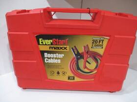Mk7300 Ever Start Maxx 20 Ft #2 Gauge Battery Booster Jumper Cables With Storage Box