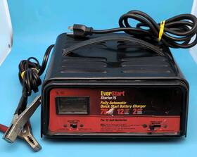 Wm-1275a Everstart Starter 75 75/12/2 Amp 12 Volt Battery Charger Used Works