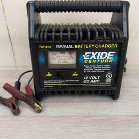 7001205 Exide Centura 6/2 Amp 12 Volt Battery Charger Tested