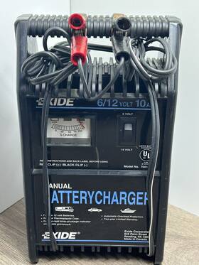 7001210 Exide 6/12 Volt 10 Amp Manual Battery Charger Model # Overload