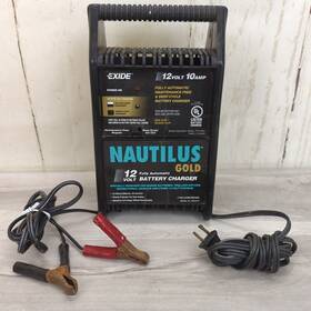 N034210 Exide Nautilus Gold 12v 10amp Automatic Marine Rv Auto Battery Charger