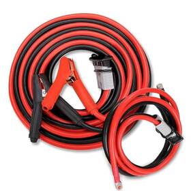 Fieryred 523760419955 Booster Jumper Cables Heavy Duty 1 Gauge 1500 Amp 30 Ft With Quick Connect Plugs