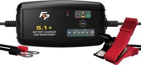 490-2902 Fire Power Battery Charger Maintainer 6v/12v 5.1a Lead Acid Lithium Marine Auto