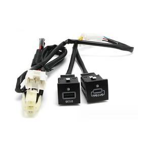 Qc3.0 Fitfoyo 653998375935 Usb Charger Pd For Vw Jetta Mk6 2010-2014 And Golf Gti R-line