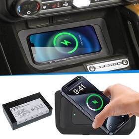 C1402 Flexmotor Upgraded Console Wireless Charging Pad 20w For Ford Bronco 2021-2025 2/4-door