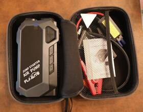 X0041 Fly Auto Car Jump Starter With Air Compressor Pack Booster 12v