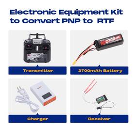 Fmstxx003-prbat018-fmset118 Fms Electronic Equipment Kit To Convert Pnp Rtf 2700mah Battery With Xt60 Plug