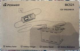 Bc521 Foxwell 12v 5a Battery Charger Tester 4-in-1 8 Stage Desulf Alt