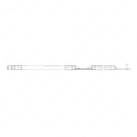 A66-03398-010 Freightliner Jumper 2 Battery Negative Rail Ground For A66-03398-010 Freightliner Jumper 2 Battery Negative Rail Ground For