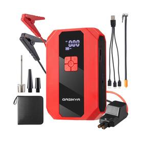 Tm16e2 Gasikya Car Jump Starter 6000ah Battery Pack For Up To 5.0l Gas A