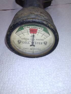 3126754 Ge Vintage #3126754 Auto Battery Cell Tester 3-0-3 Vdc Scale