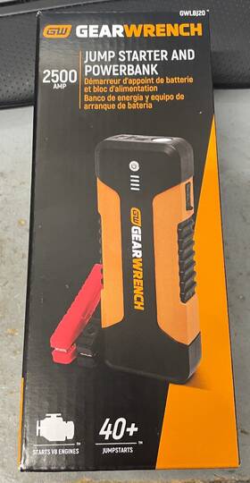 Gwlbj20 Gearwrench Jump Stater And Powerbank 2500amp -