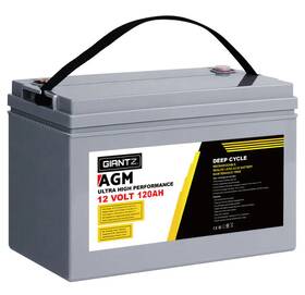 Giantz 355720034189 Agm Deep Cycle Battery 12v 120ah Box Portable Solar Caravan Camping Giantz 355720034189 Agm Deep Cycle Battery 12v 120ah Box Portable Solar Caravan Camping
