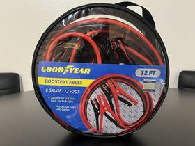 Gy1798 Good Year Booster Cables - 8 Gauge 12 Foot Suitable For Full Size Cars Suvs Gy1798 Good Year Booster Cables - 8 Gauge 12 Foot Suitable For Full Size Cars Suvs