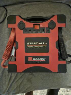 Jp-12-10000t Goodall Manufacturing Jp1210000t 12v 10000 Amp Start-all Corded Jump Pack New
