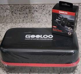 Gooloo 954284001083 Jump Starter Power Bank Carrying Case And Car Phone Holder Gooloo 954284001083 Jump Starter Power Bank Carrying Case And Car Phone Holder