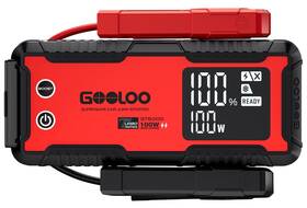 Js-271 Gooloo 6000a Jump Starter With 100w Fast Charge - 12v Battery Booster For Gas/diesel