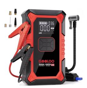 X0048tsrhx Gooloo Arrancador A3 Con Compresor De Aire 3000 A 150 Psi