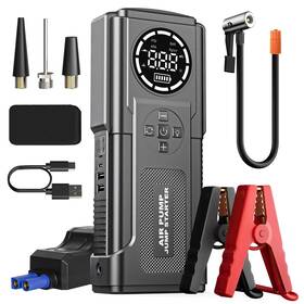4000a Gped Qy32 Car Jump Starter With Air Compressor Peak Current 150psi Portable