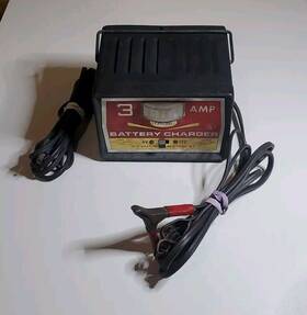 Gr-63 Grants Vintage 3 Amp 6/12 Volt Dc Battery Charger Made In Usa