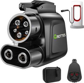 Tsl-ccs1-s Grottes Tesla Supercharger To Ccs1 Ev Charging Adapter 500a 1000v Ford Rivian Gm Volvo
