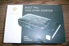 Halo 044435919995 Bolt Pal Jump Starter With Detachable Power Bank/flashlight Black - New