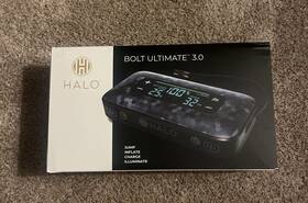 Halo 044435921943 Bolt Ultimate 3.0 Jumpstarter Light Tire Inflator - Black