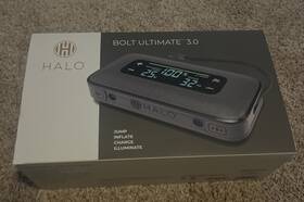Halo 044435922018 Bolt Ultimate 3.0 Jumpstarter Light Tire Inflator - Silver
