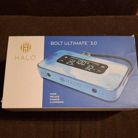 Z0124h0172106 Halo Sn Bolt Ultimate 3.0 Jumpstarter Light Tire Inflator - Cobalt