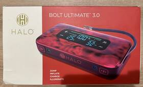 Z0124h0194676 Halo Sn Bolt Ultimate 3.0 Jumpstarter Light Tire Inflator - Maroon