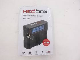 Rp-dc50 Hedbox Dual Digital Lcd Battery Charger Ac Power 24v