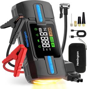 3000a Hemingson Hvj02 Car Jump Starter With Air Compressor 160psi Portable 3000a Hemingson Hvj02 Car Jump Starter With Air Compressor 160psi Portable